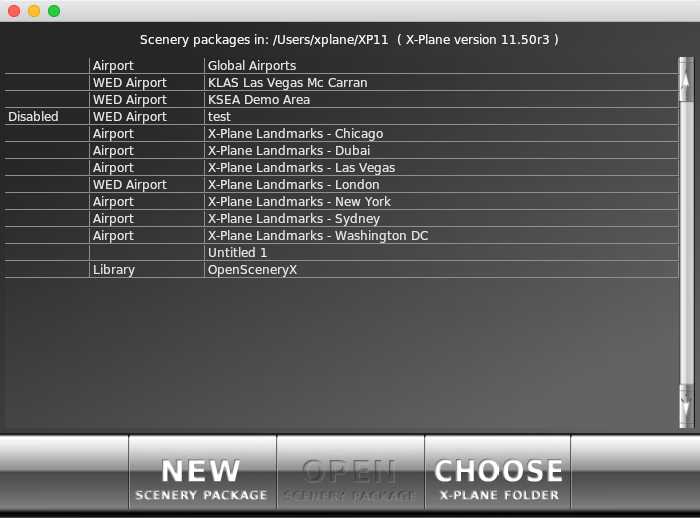 WED 2 Package Chooser